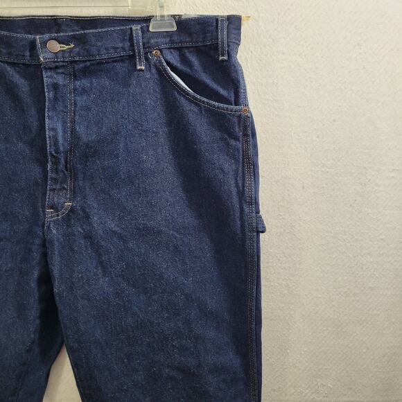 Dickies Men' Blue Carpenter Utility Jeans Size 40" x 32" x 12"  22125-1067 - Picture 3 of 8